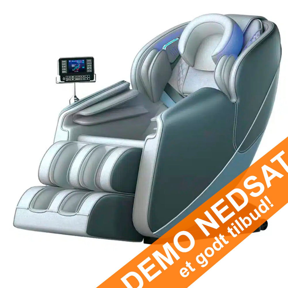 DEMO: Massagestol 8D med Zero Gravity og Varmeterapi