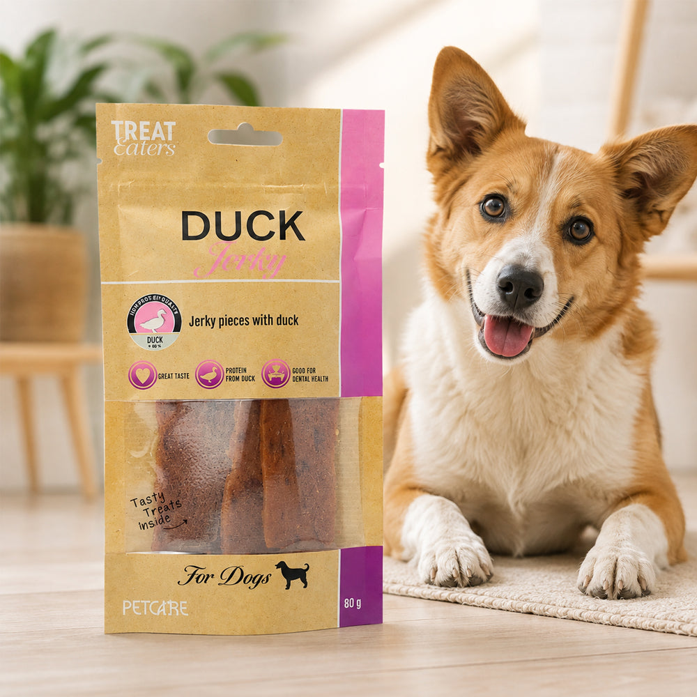 Treat Eaters - Bløde Andestrips til hunde 80 g