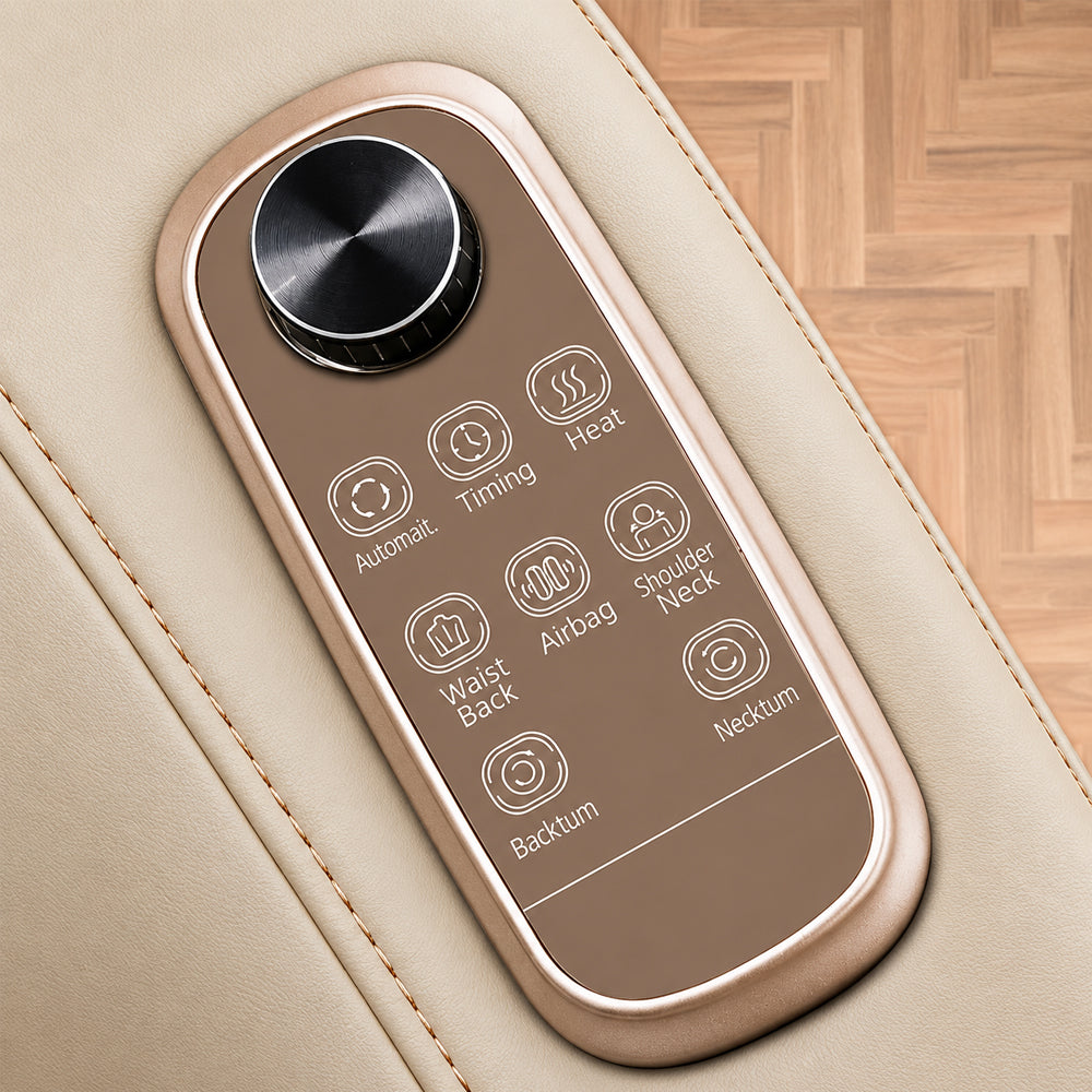 Massagestol 3D - Zero Gravity og Varmeterapi - Model 988C6 Beige