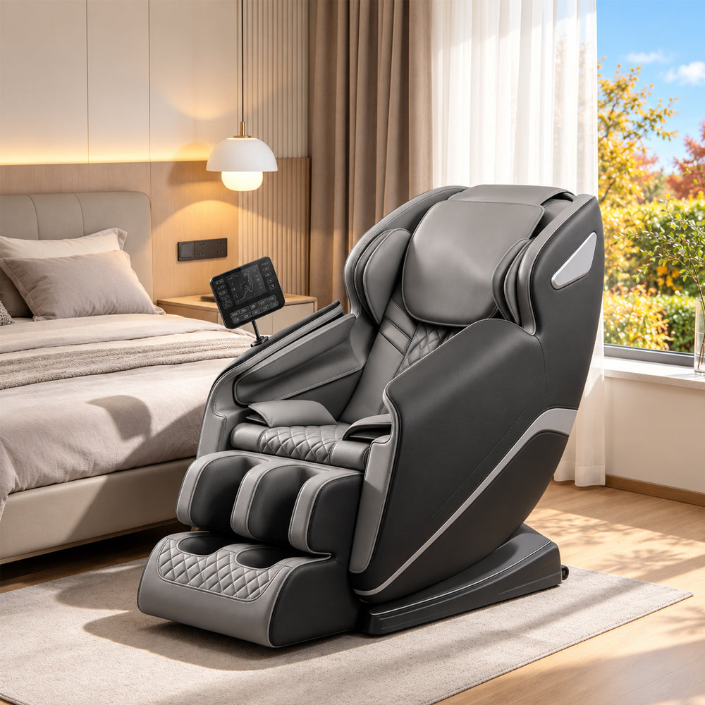 Massagestol 8D – Zero Gravity, lufttryksmassage, Varme v/læn og legge – Model LEK-988Q3