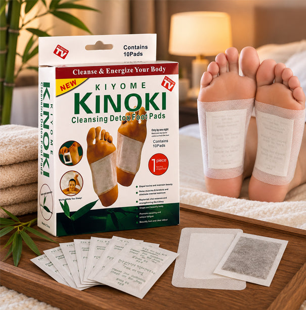 Kinoki Detox Fodplastre - 5 dages kur (10 stk. pakke)