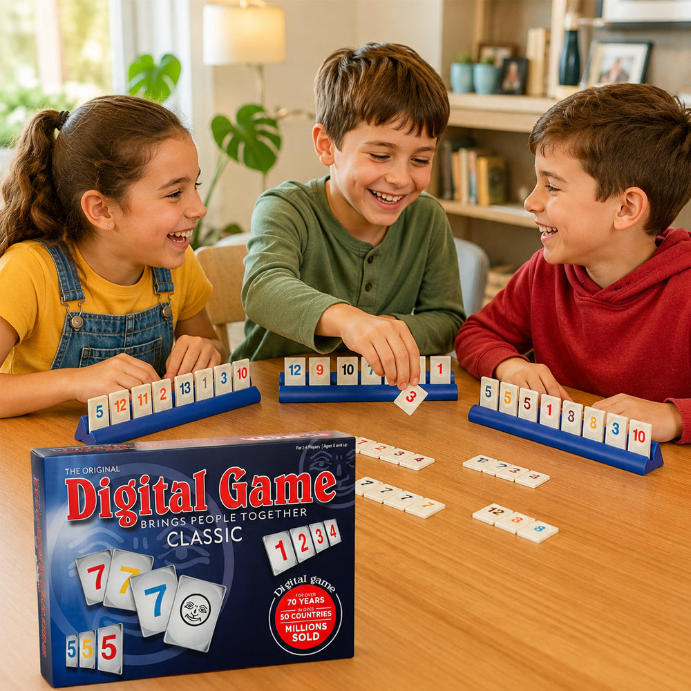 Rummikub – klassisk familiespil med tal, taktik og strategi 2-4 spillere