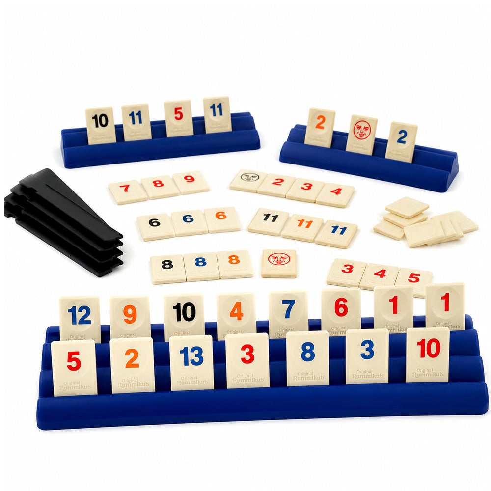 Rummikub – klassisk familiespil med tal, taktik og strategi 2-4 spillere