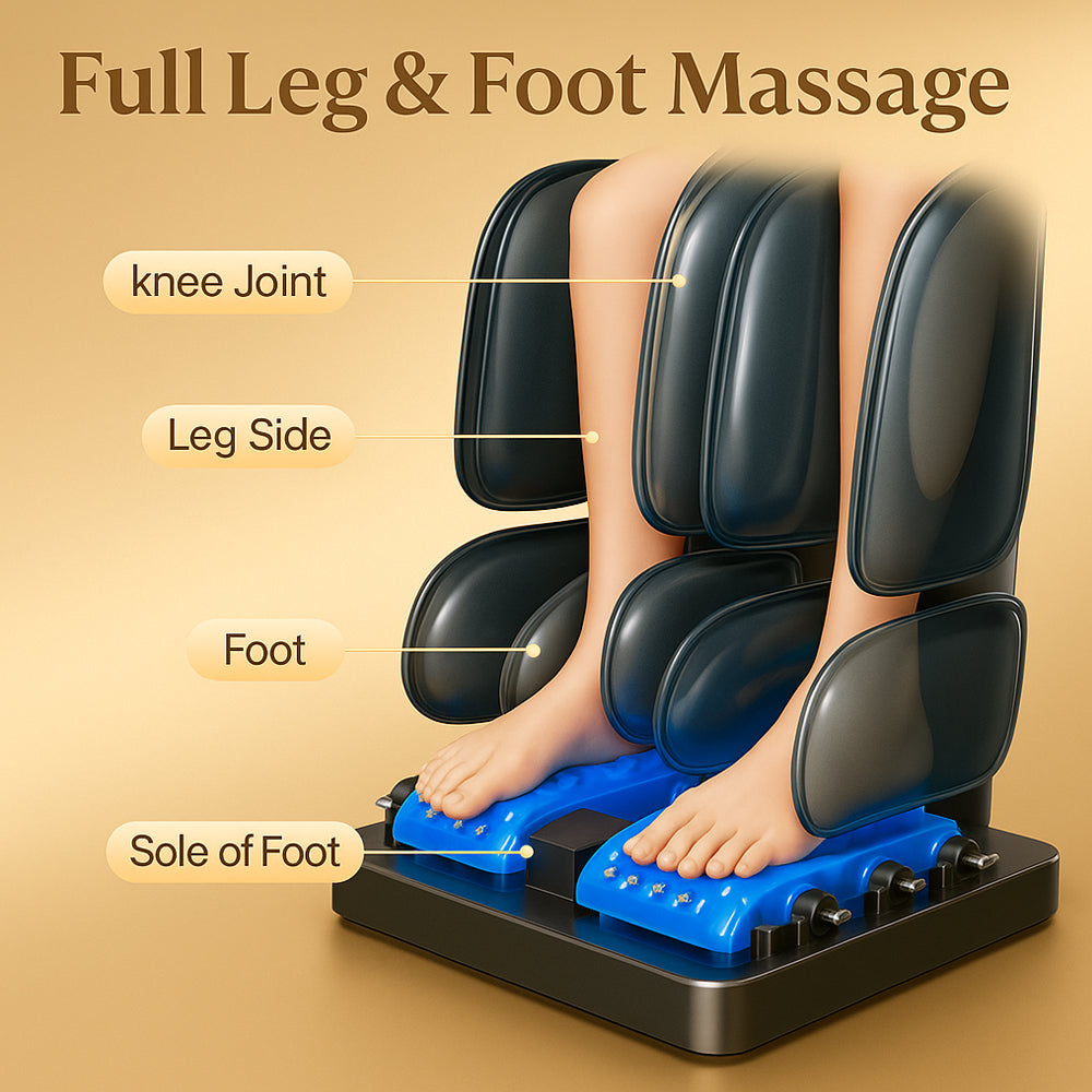 Massagestol 4D Luksus Pro+ med SL-teknologi, Varmeterapi, Stemme Kontrol & Touchskærm - Model M5 grå