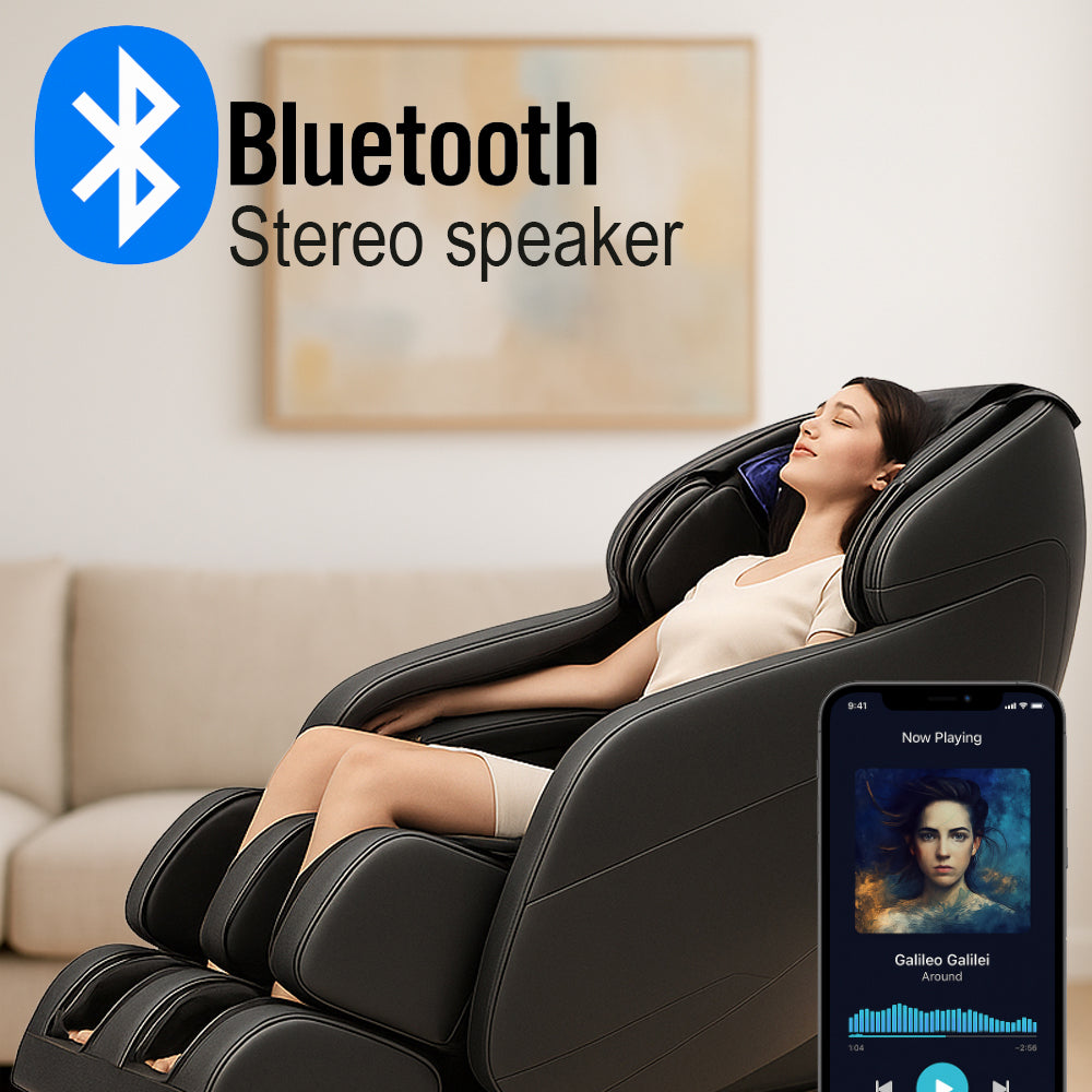 Massagestol 8D - Zero Gravity og Varmeterapi - Model S9