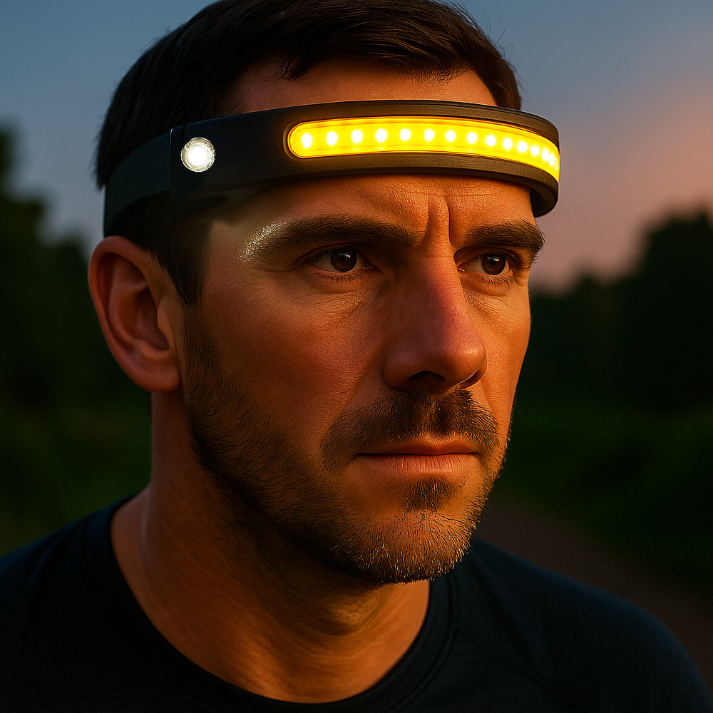 Pandelampe m/COB lys - 330 lumen, vandafvisende - 5 lysfunktioner