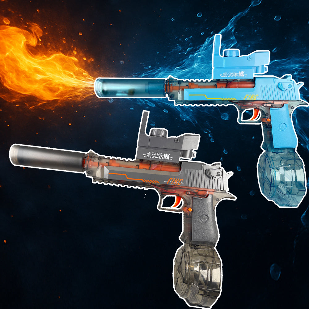 Elektrisk Vandpistol med sejt LED-lys når man skyder og kraftig stråle