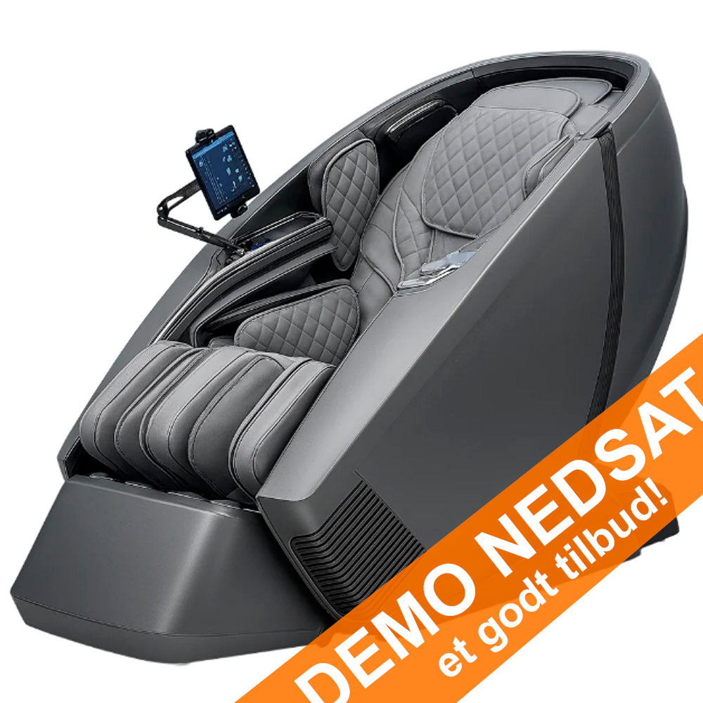 SPAR - DEMO MODEL: Massagestol 4D, Lux Pro med en af markedets bedste SL-skinner og intelligent AI-styring – Model 988F6