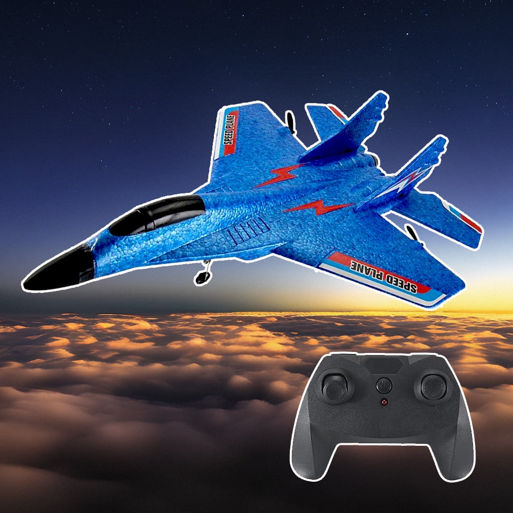 Fjernstyret Drone/Fly med Gyroskop - Model MI 29 - Blå eller Rød -