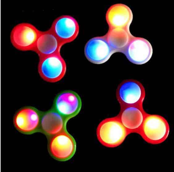 Fidget Spinner med LED Lys