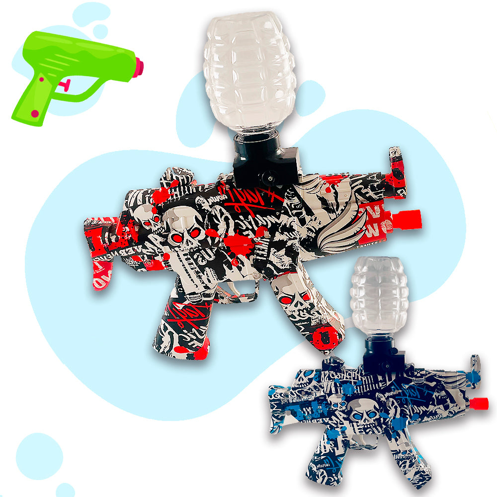 Gel Blaster Elektrisk Maskinpistol - inkl. gelékugler - rækkevidde på 20+ meter -