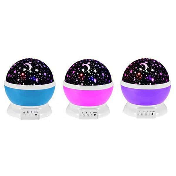 Flot natlampe med stjernehimmel