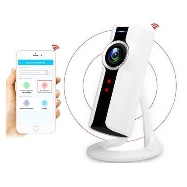 Overvågnings WiFi IP kamera m/elektronisk zoom