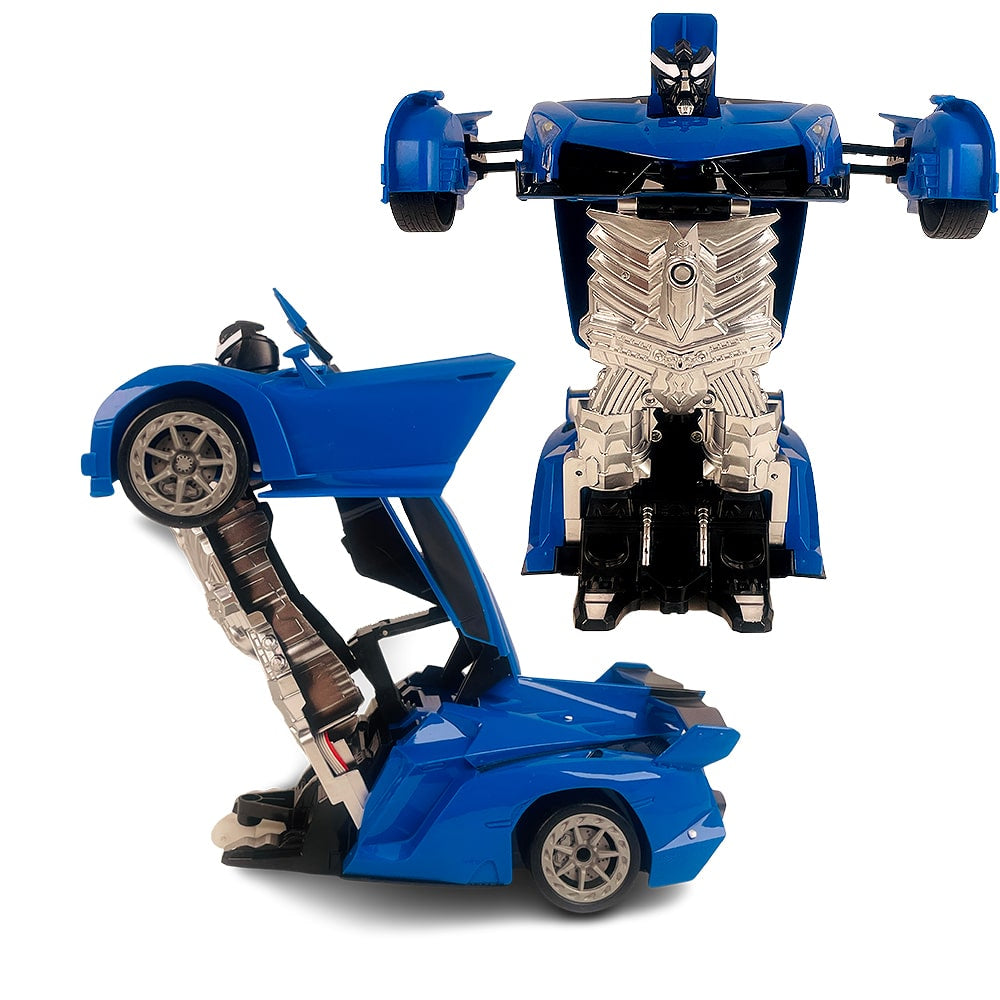 Fjernstyret Transformer Bil med Lyd- og Lyseffekter