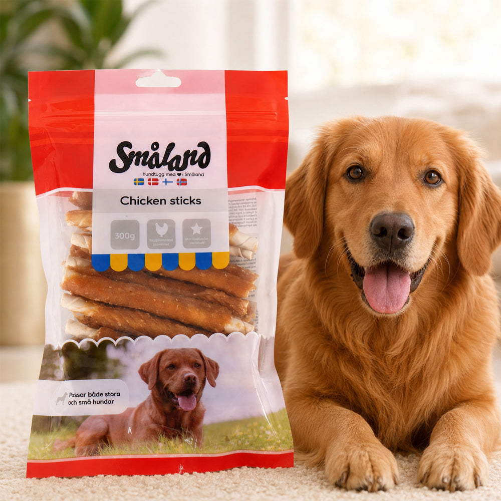 Småland tyggepinde med kylling - 300g