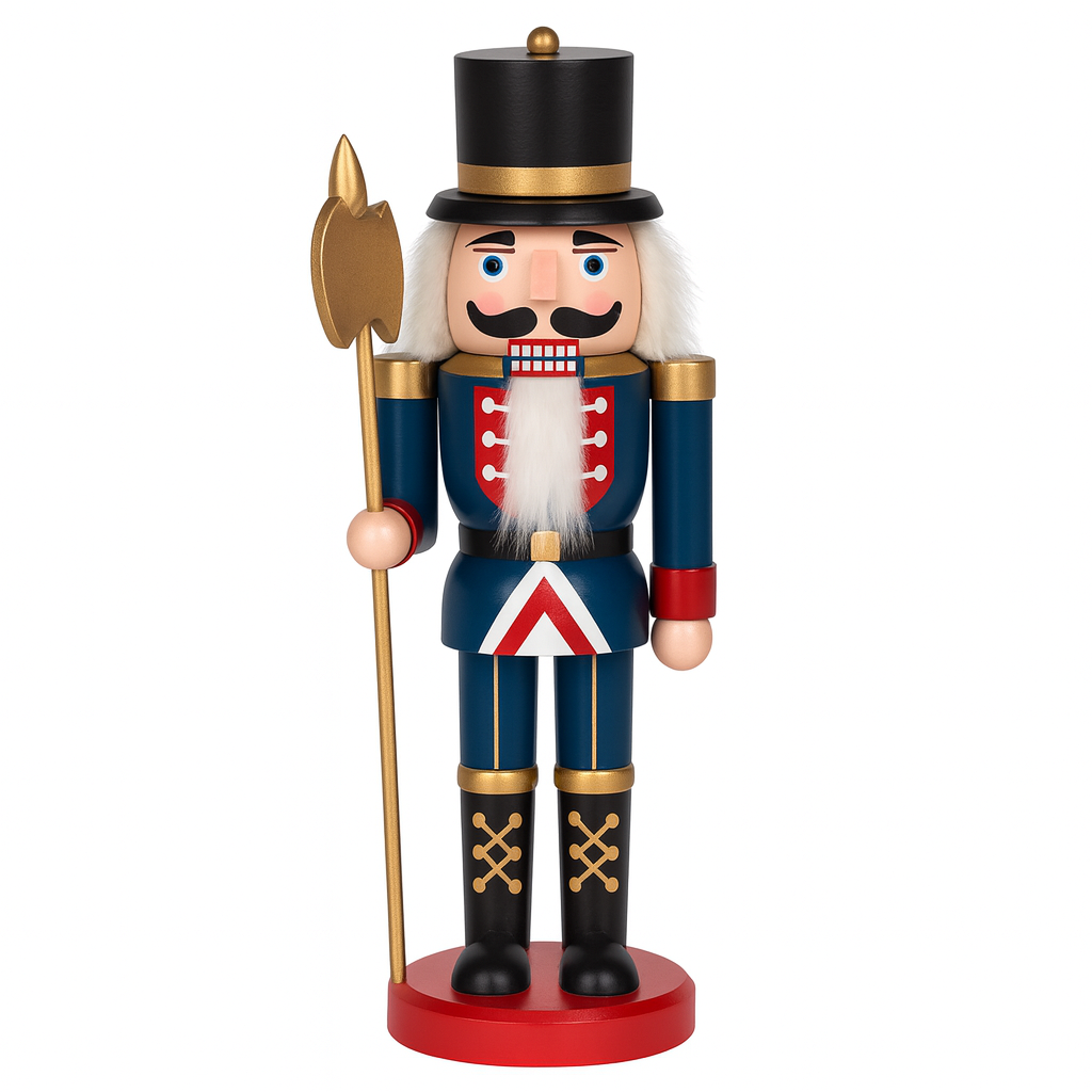 Nøddeknækker figurer i Træ  - 24 cm - 4 forskellige figurer -