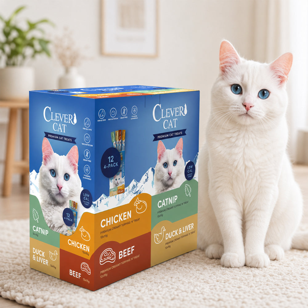 Clever Cat Creamy Godbidder – 4 Smage i Mixpakke
