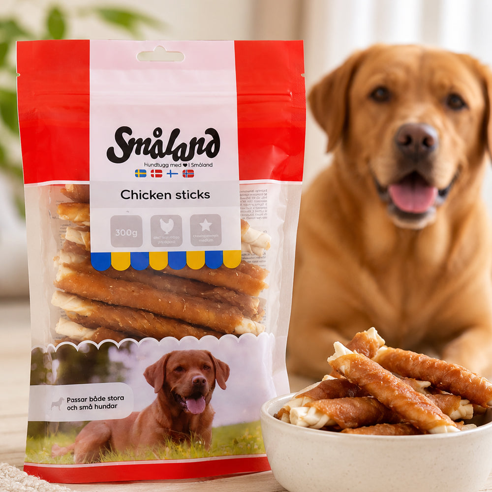 Småland tyggepinde med kylling - 300g