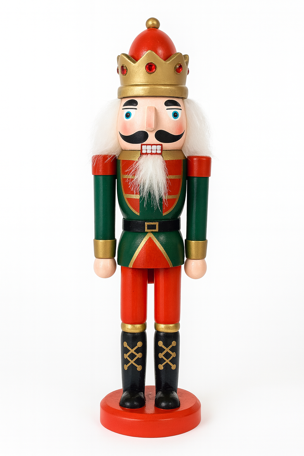 Nøddeknækker figurer i Træ  - 24 cm - 4 forskellige figurer -