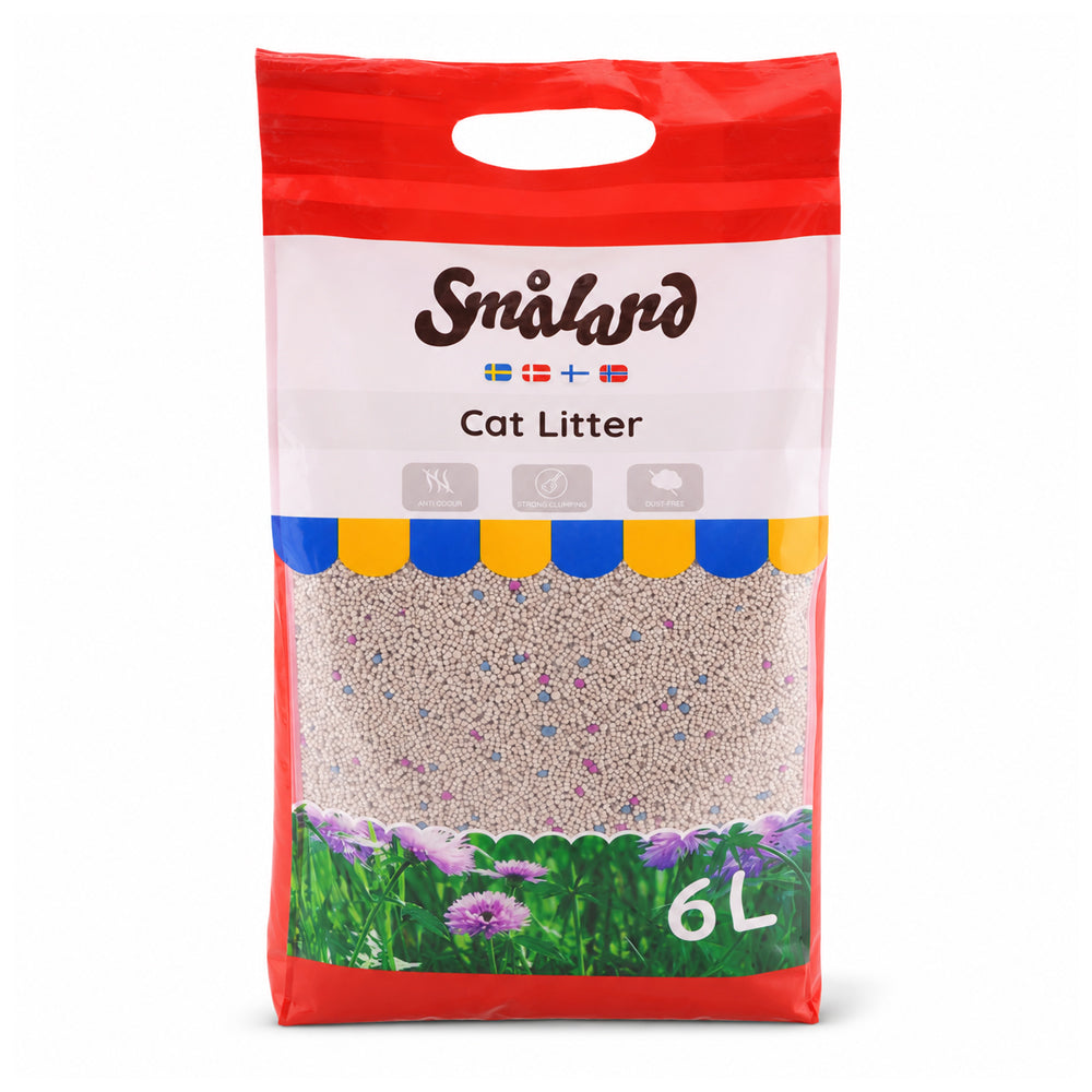 Småland Kattegrus 6L – Effektiv Klumpning og Høj Absorption