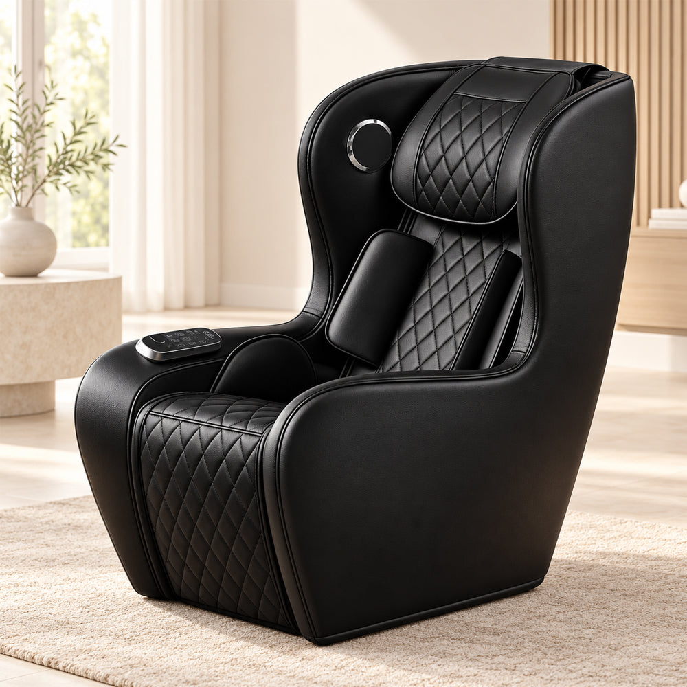 Massagestol 3D - Zero Gravity og Varmeterapi -Model 988C6 Sort
