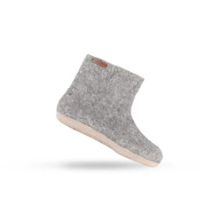 Uldstøvle (100% ren uld) m/sål i skind - Dansk Design fra SHUS