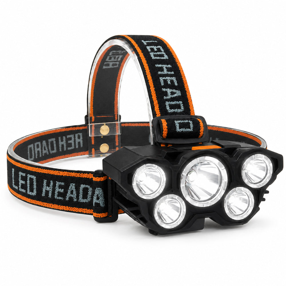 Pandelampe 300 lumen 180° justerbar vinkel - 4 lysfunktioner
