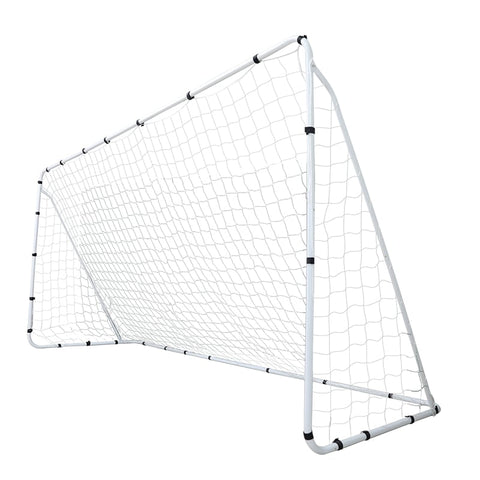 Fodboldmål med stålramme (215x150x76cm)