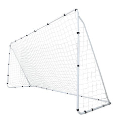 Fodboldmål med stålramme (215x150x76cm)