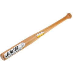 Baseballbat i Træ inkl. bold
