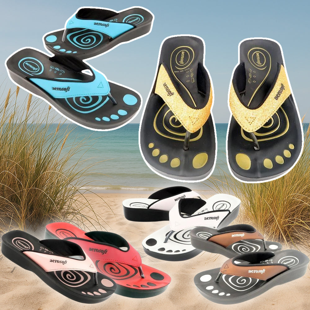 Sandaler Aerosoft - Model 801 - i mange farver