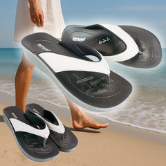 Sandaler Aerosoft - Model 3801 i hvid & sølv