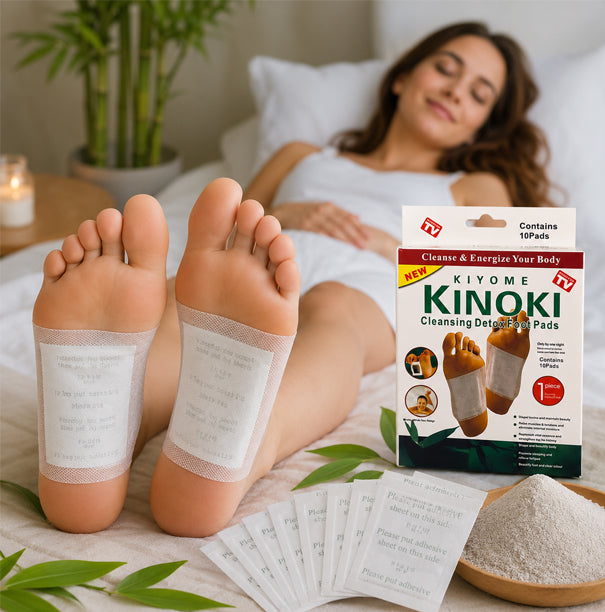 Kinoki Detox Fodplastre - 5 dages kur (10 stk. pakke)