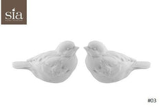 Hvide fugle (2 stk.) 7 cm. fra SIA