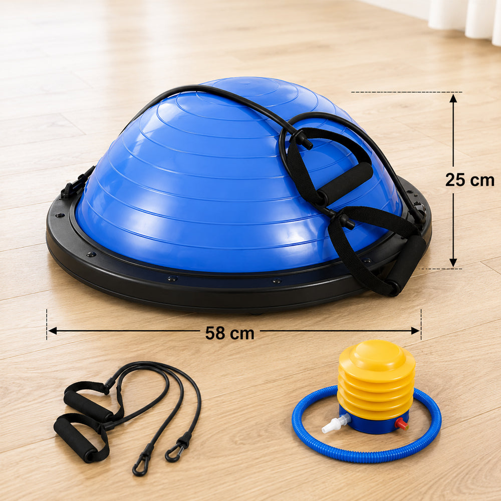 Balancebold - 58 cm - lilla eller blå