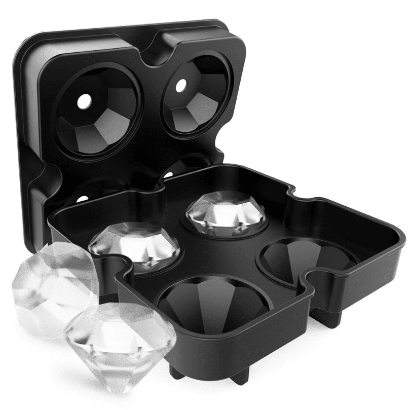 Isterningbakke i silikone - model Diamant