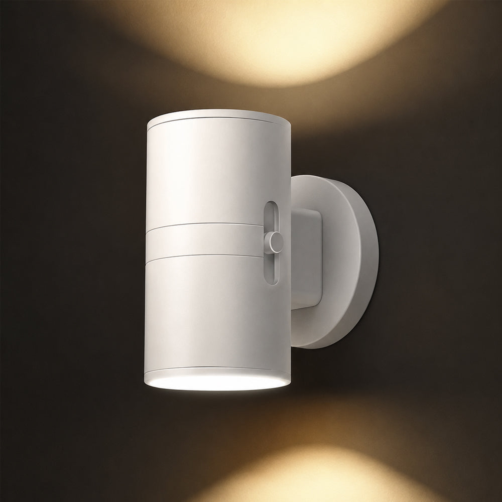LED natlampe hvid eller sort - med sensor og justerbar lysstyrke