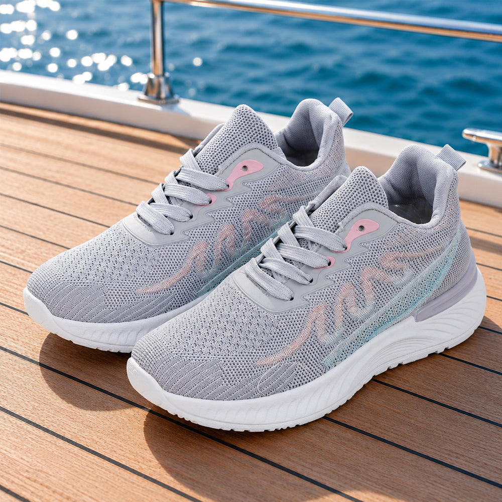 Sneakers til kvinder, med åndbare Flyknit overdel