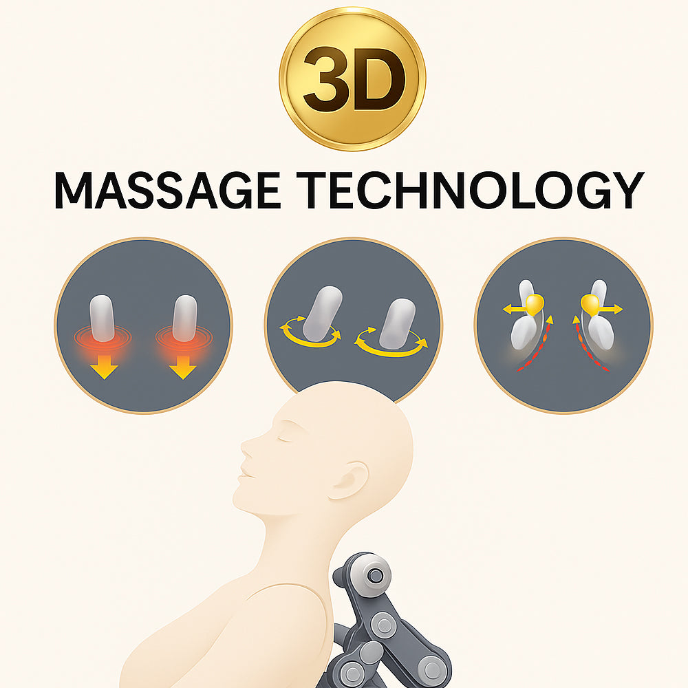 Massagestol 3D, SL-teknologi og Elegant komfort - Model BN-699
