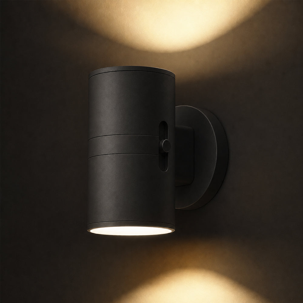 LED natlampe hvid eller sort - med sensor og justerbar lysstyrke