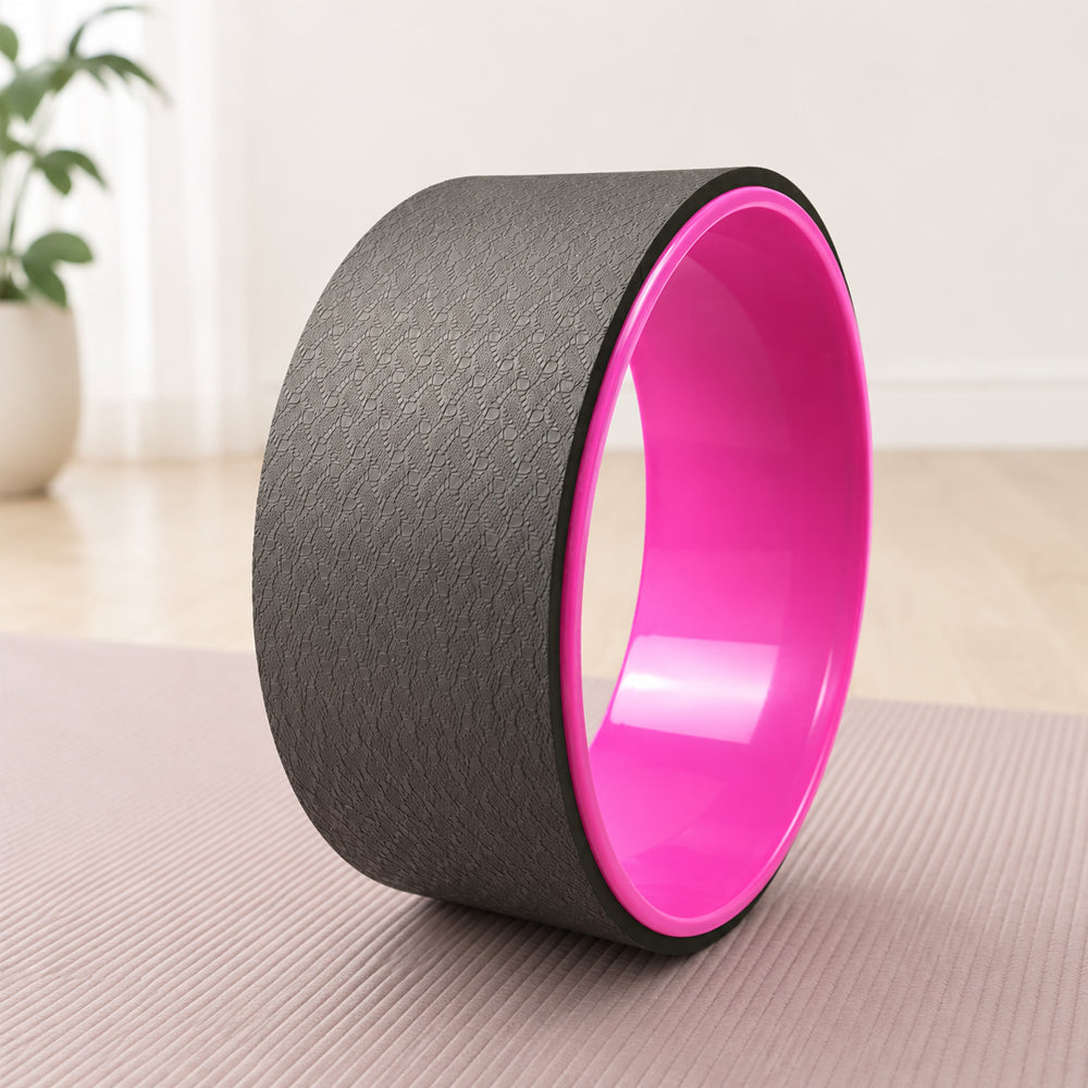 Yoga hjul/Yoga Wheel - lilla/pink eller sort/pink