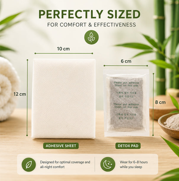 Kinoki Detox Fodplastre - 5 dages kur (10 stk. pakke)
