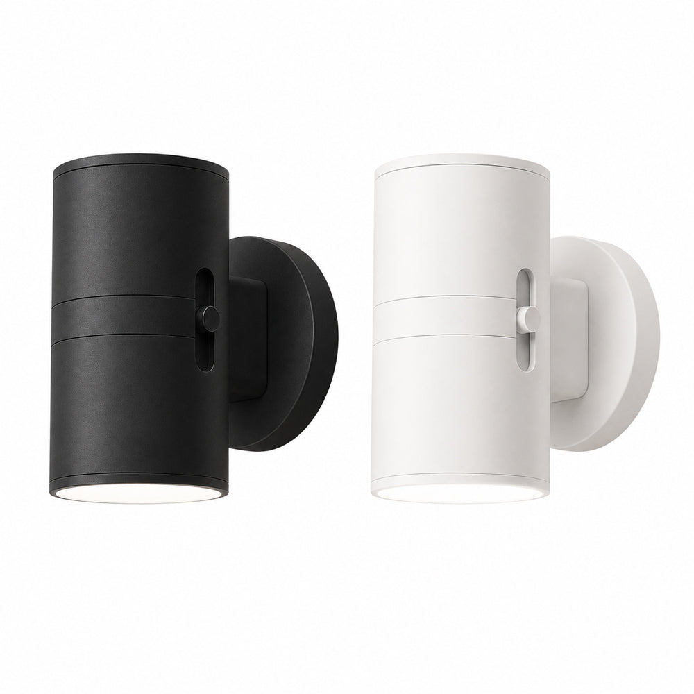 LED natlampe hvid eller sort - med sensor og justerbar lysstyrke