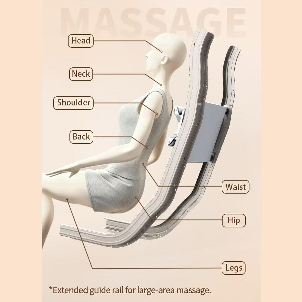 Massagestol 2D - med SL-teknologi, lufttryksmassage, varmeterapi og Zero Gravity - Model 988