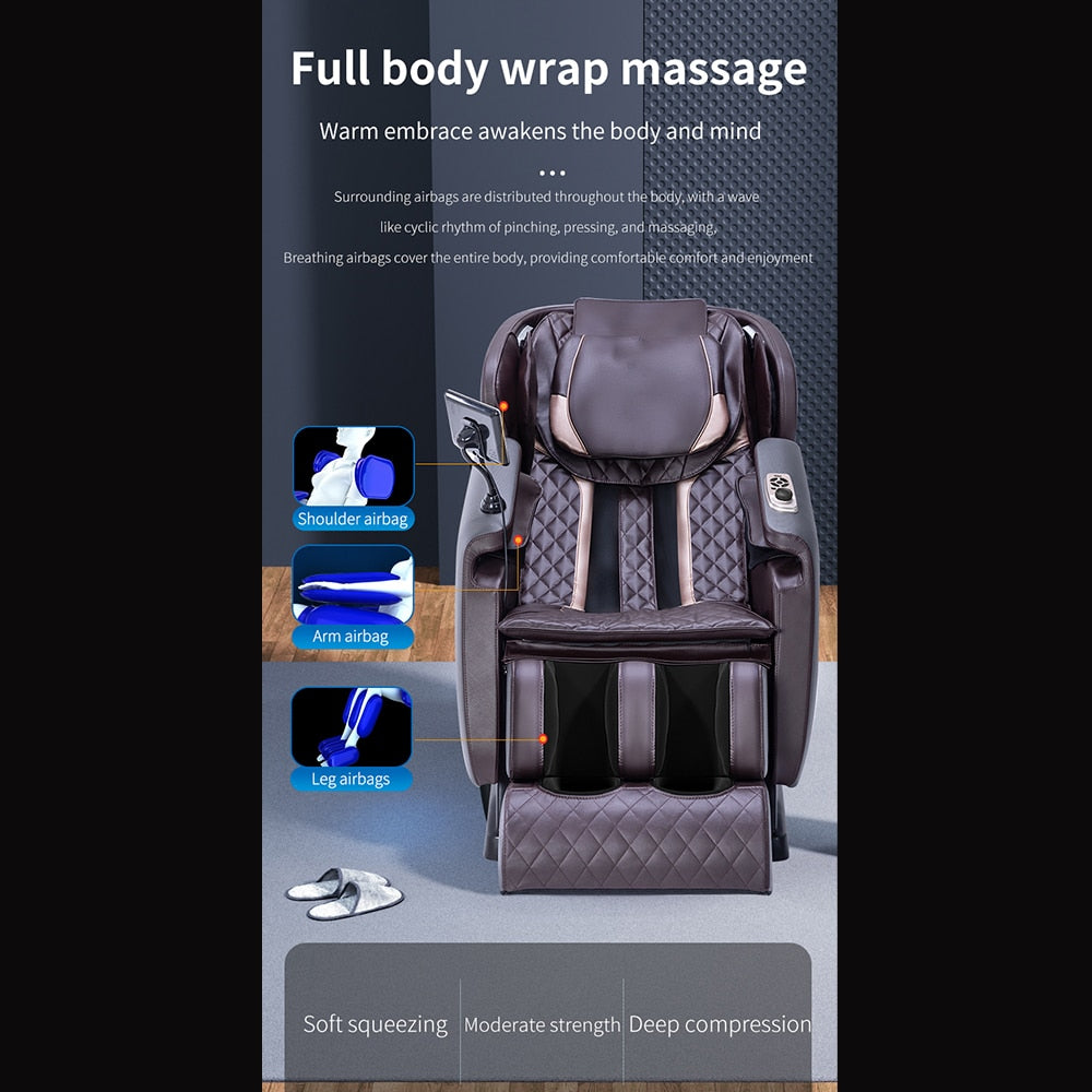 massagestol til hjemmet, der giver fullbody massage.