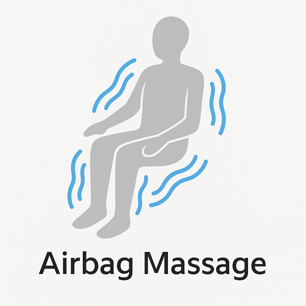 Massagestol 2D - med SL-teknologi, lufttryksmassage, varmeterapi og Zero Gravity - Model 988