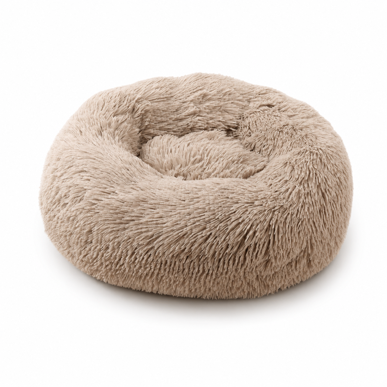 Blød og beroligende donut hundeseng (mange farver)