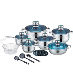 Gryde- pande- og kasserollesæt 18 dele Royalty Line