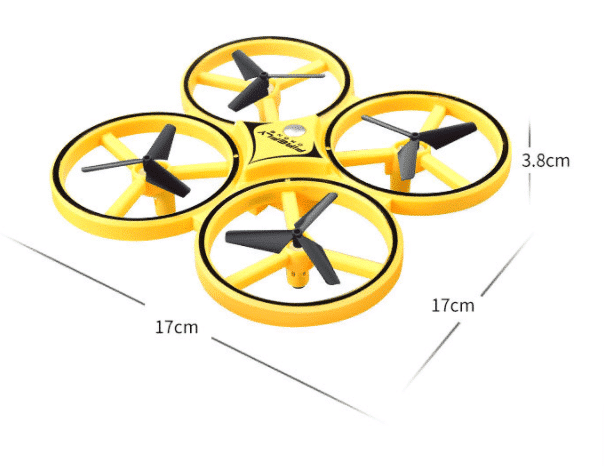 Drone håndstyret Quadcopter (med LED-lys og sej loop funktion)