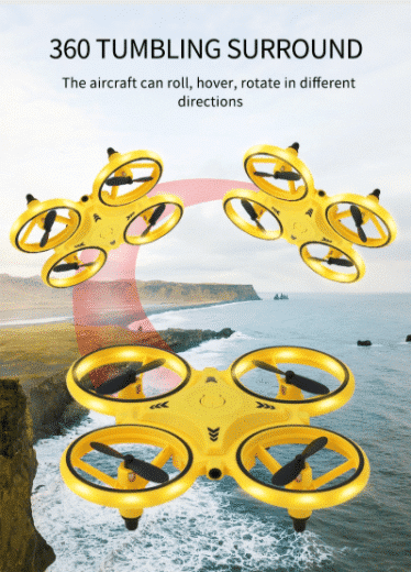 Drone håndstyret Quadcopter (med LED-lys og sej loop funktion)